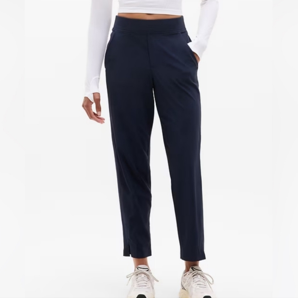 Athleta 2023 Navy Blue Brooklyn Mid Rise Ankle Pants Athleisure Athletic 20